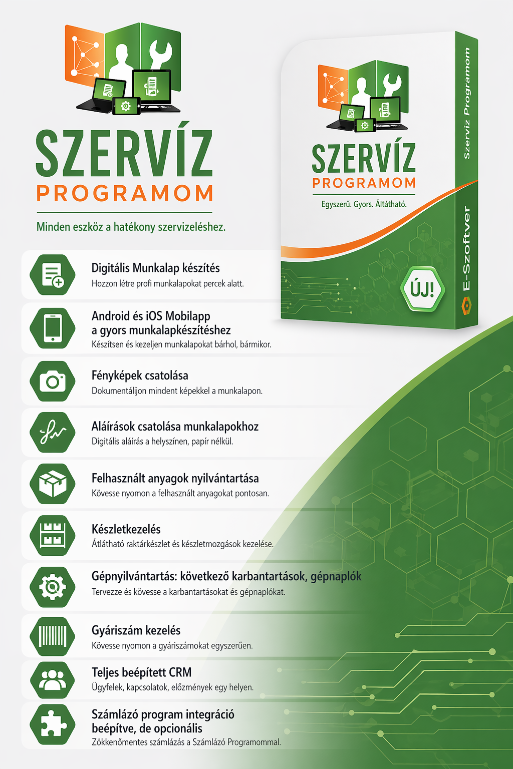Szerviz Szoftver
